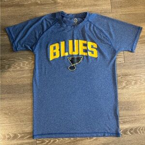 St Louis Blues NHL Quick Dry T Shirt - M